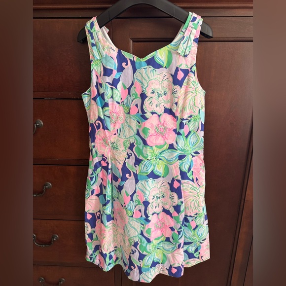Lilly Pulitzer Mini Linnet Dress in Beak Calm Carry On NWT, $98 Retail - Picture 3 of 10